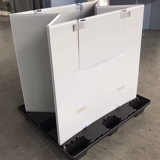 Stackable Fruit Storage Box Crate Plastic Pallet Container for Warehouse