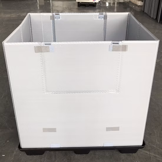 Stackable Fruit Storage Box Crate Plastic Pallet Container for Warehouse