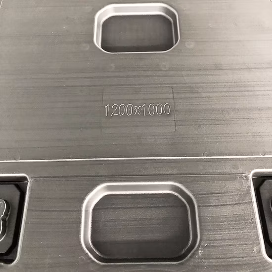 Stapelbare Obst-Aufbewahrungsbox, Kunststoff-Palettenbehälter für Lager