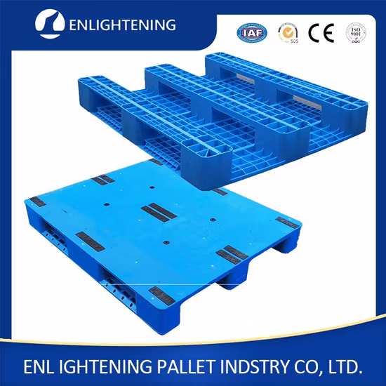 1200 x 1000 x 150 mm, robuste neue HDPE-4-Wege-Einführung, einseitig, Euro-Größe, stabile, flache, regalfähige, lebensmittelechte Kunststoffpalette für Lebensmittel