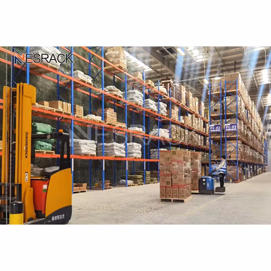 Euro-Recycling, industrielle Hochleistungs-Kunststoffpalette, Versand, Produktion, Export, Lager, Lagerung, Verwendung von einseitigem, seitlichem Regal, geeignet für den Transport